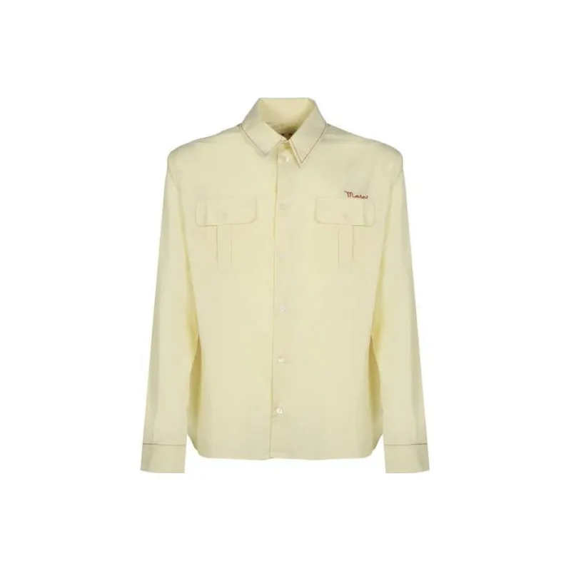 MARNI Shirts Men Yellow-0
