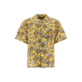 PRADA Graphic Printed Short Sleeve Shirt