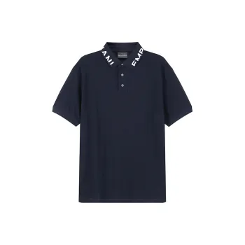 EMPORIO ARMANI SS23 Polo Shirt Men's Navy