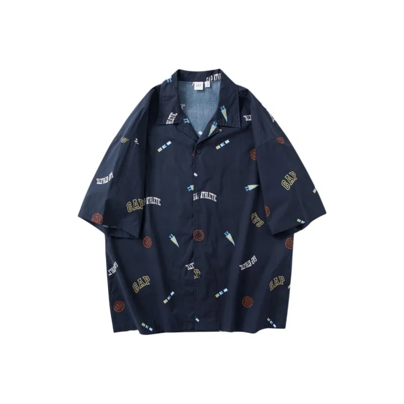 GAP Shirts Men Marine Blue-0