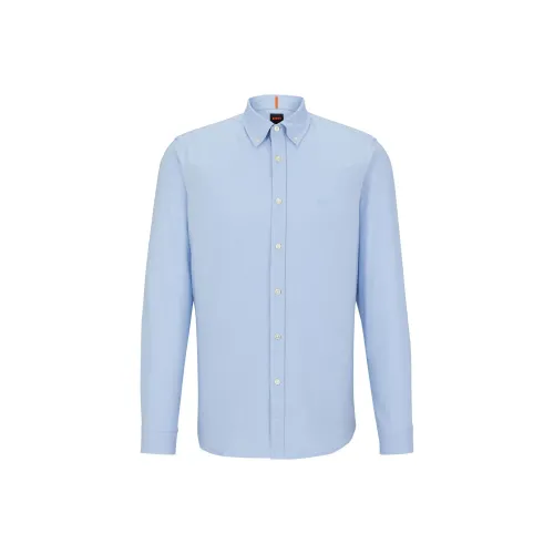 HUGO BOSS Embroidered Logo Long sleeve Shirt