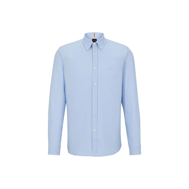 HUGO BOSS Embroidered Logo Long sleeve Shirt-0