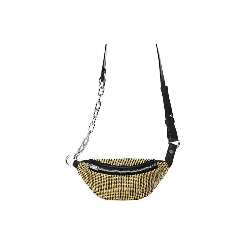 Alexander Wang Attica Cow Leather Fanny Pack Sling Bag Crossbody Bag Shoulder Bag Women's Yellow-0