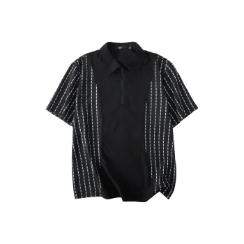 Pin Li Polo Shirts Men Black