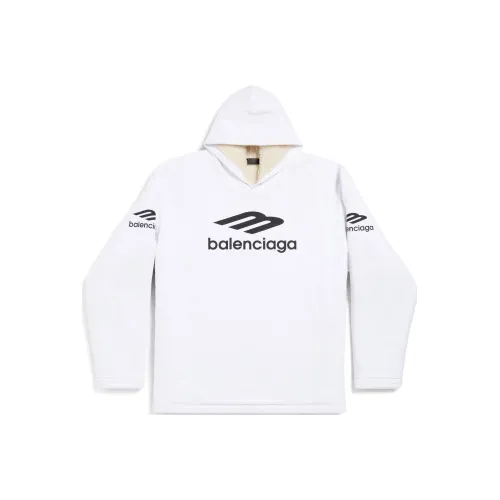 Balenciaga FW24 Sweatshirt Loose Fit Style Unisex White