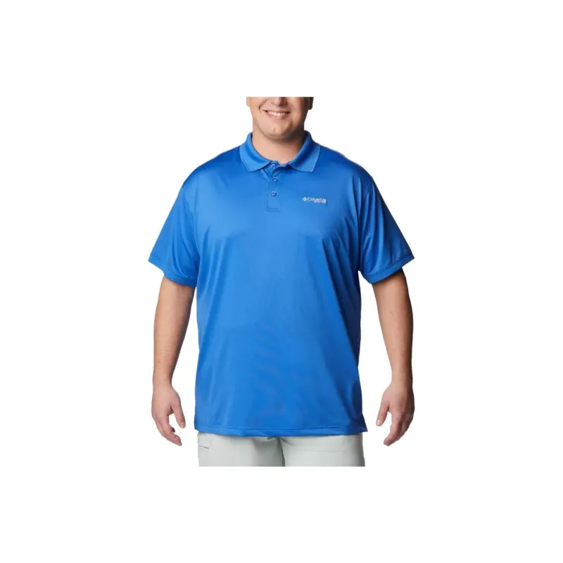 Columbia Leisure Collection Polo Shirts Men Royal Blue-0