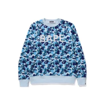 A BATHING APE Abc Camo Crystal Stone Crewneck