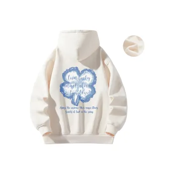 BLACK CLOVER Hooded Pullover Sweatshirt Unisex