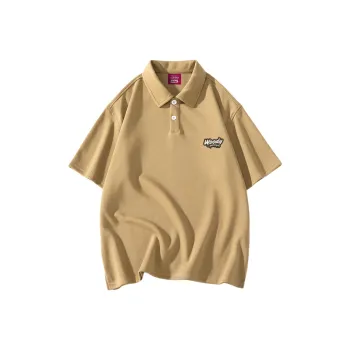 Disney Polo Shirt Unisex Beige Apricot