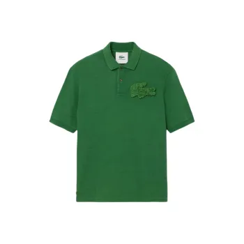 LACOSTE Crocodile appliqué Polo Shirt
