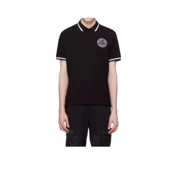 VERSACE JEANS COUTURE V Emblem Piqué Polo Shirt