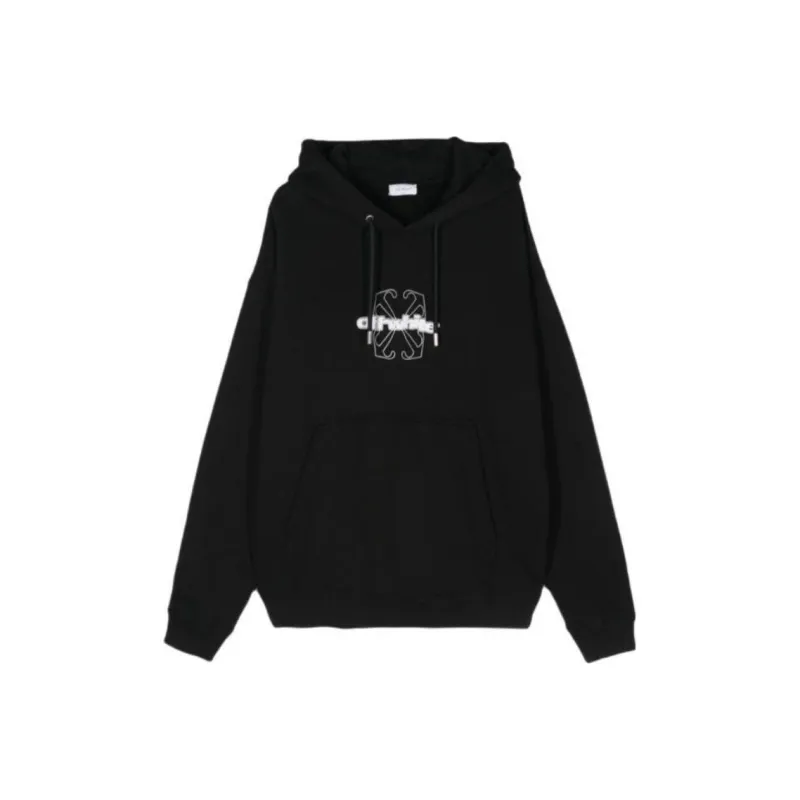 OFF WHITE Flock arrow Skate Hoodie-0