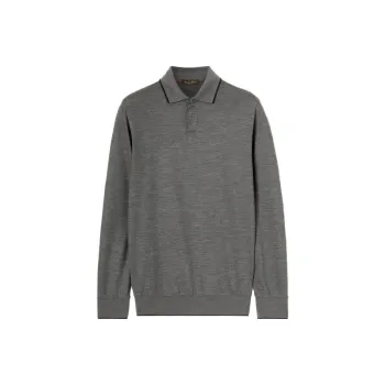 Loro Piana Polo Shirt Men's Light Grey