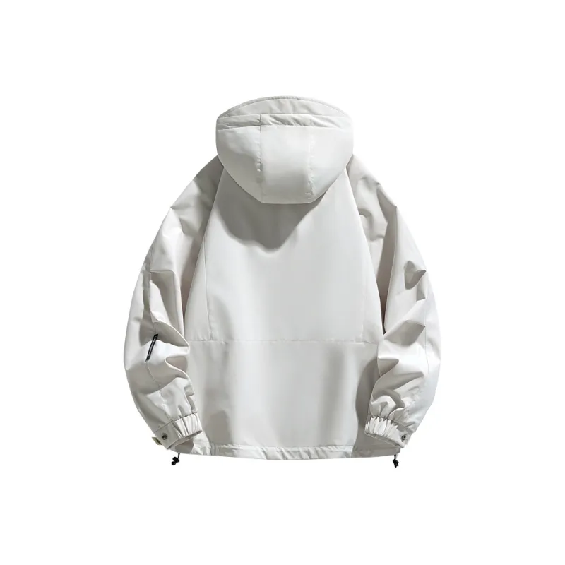 33TH Jackets Coats Unisex Khaki Fabric Color-7