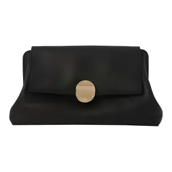 Chloe Napa Lambskin Portable One Shoulder Crossbody Clutches Women's Black