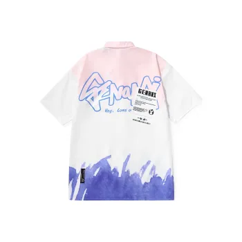 GENANX Shirts Unisex White Pink