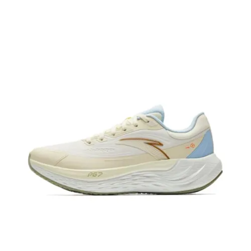 Anta Travel Step PG7 Rebound Low Top City Commute Running Shoes Women's Ecru