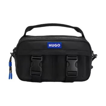 HUGO BOSS Polyamide Shoulder Bag, Crossbody Bag, Handbag Men's Black