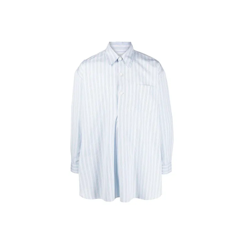 OUR LEGACY Drop Shoulder Striped Shirt-0