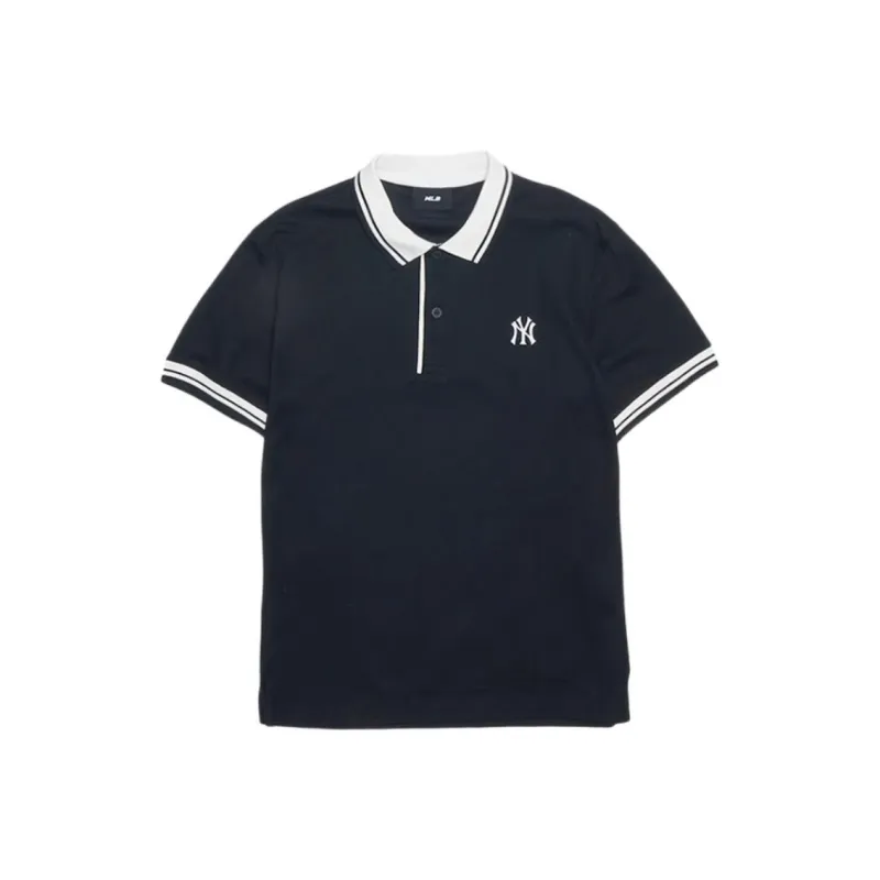MLB New York Yankees Polo Shirt Unisex Black-0