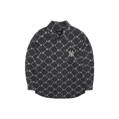 MLB Mlb Old Flower Shirt Unisex Black