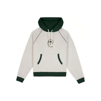 Brain Dead Fleece Logo Head Raglan Hoodie