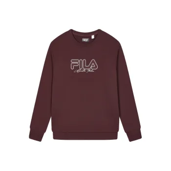 FILA Sweatshirts Men Wine Red