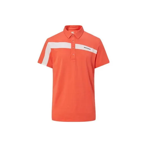Skechers Polo Shirts Men Orange