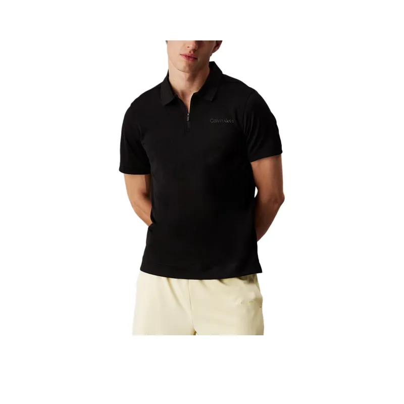 Calvin Klein Logo embellished Polo Shirt-0