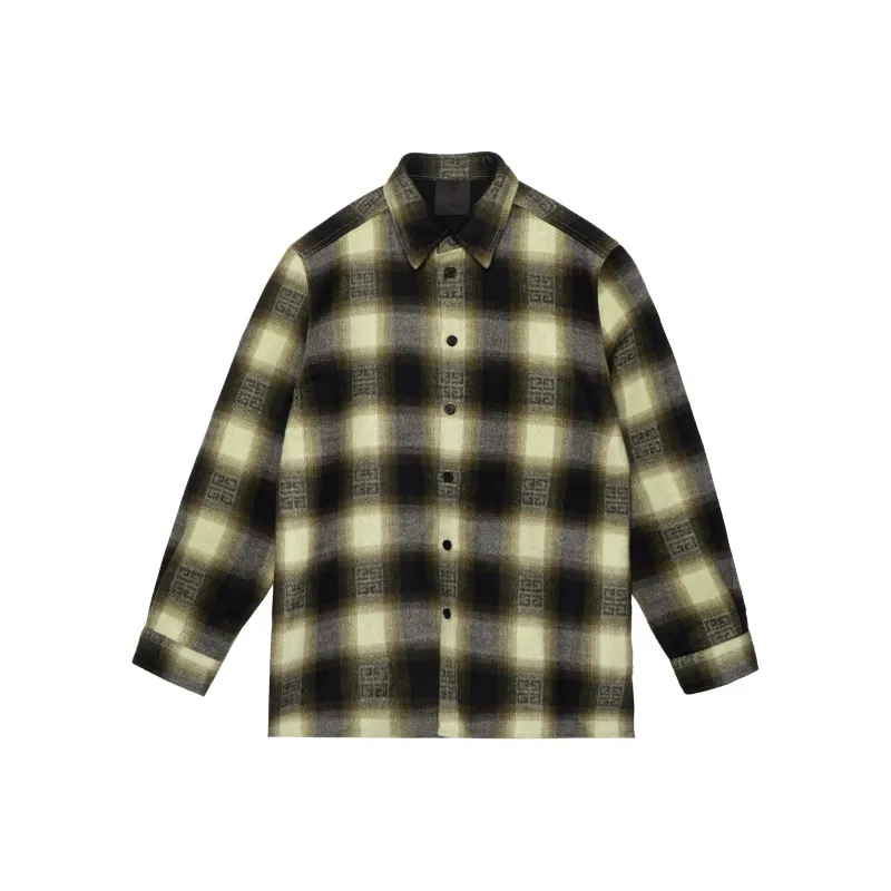 Givenchy Classic Fit All Over Print Long Sleeve Overshirt-0