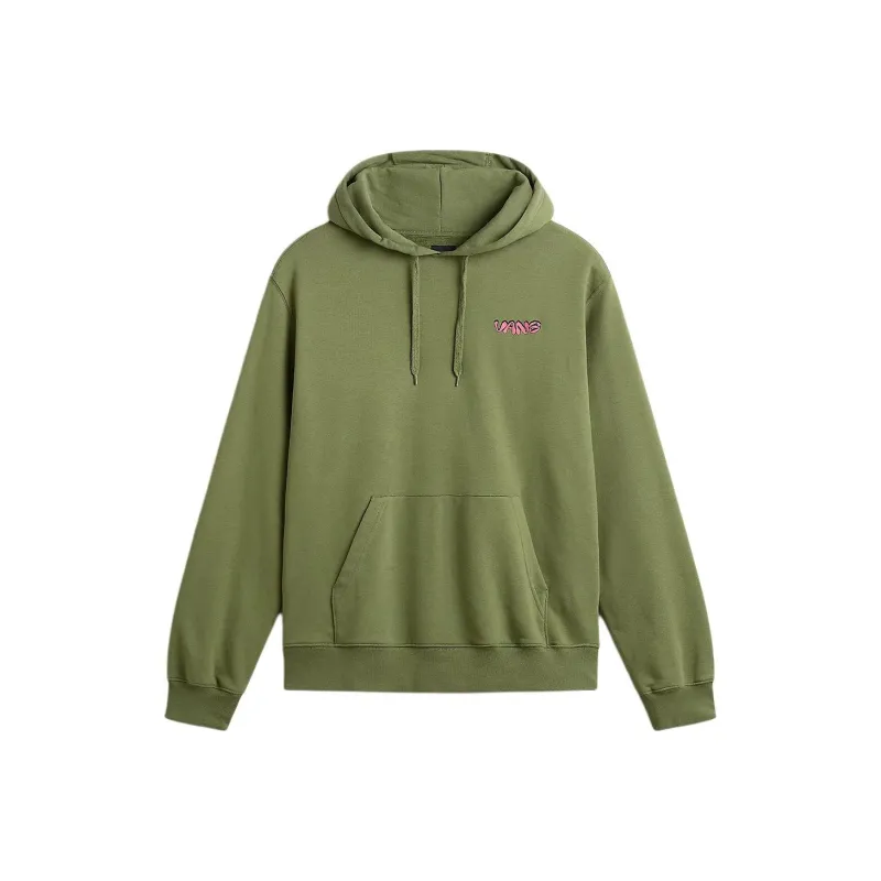 Vans Fiery Friend Pullover Hoodie Sweatshirt Men's Green-0
