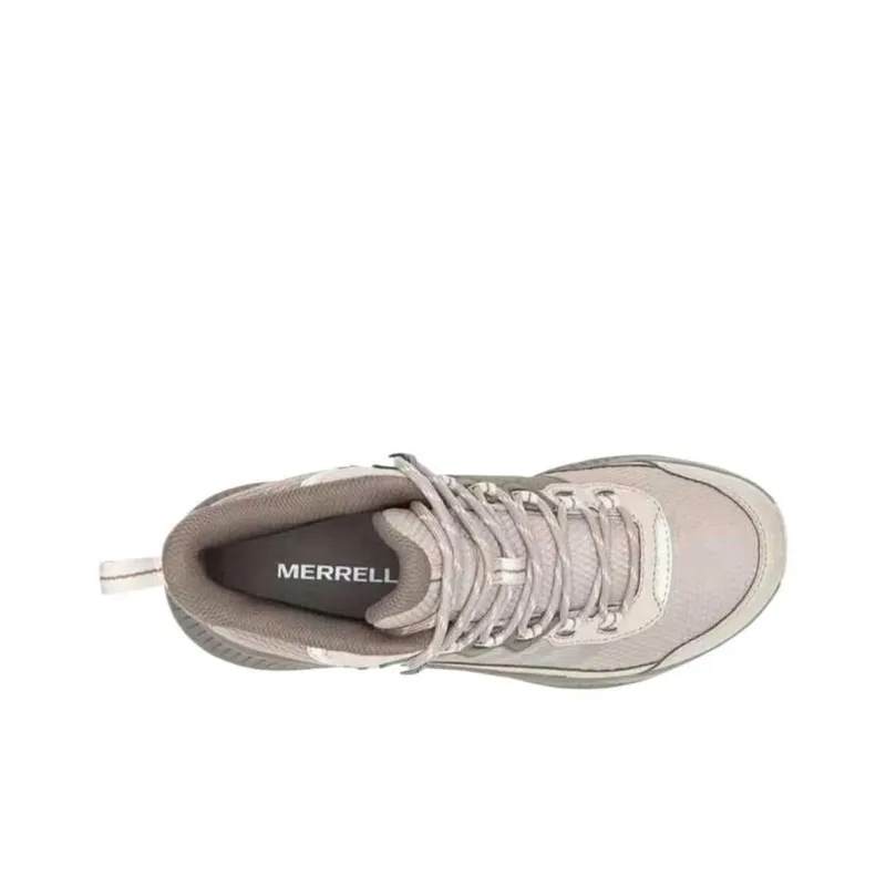MERRELL Speed Strike 2 Hiking / Trekking Shoes Women's High Top Khaki, Gray-2