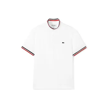 LACOSTE Polo Shirts Men White