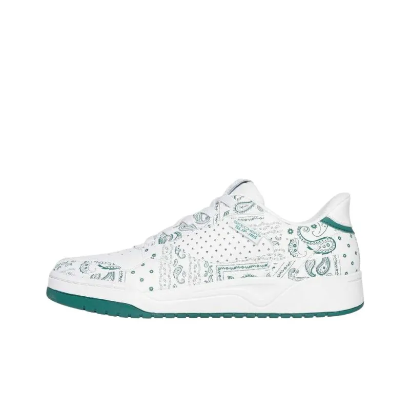 Skechers Low Top Outdoor Shoes Men's White Green-0