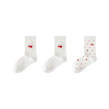 Cotton Gene Mid Calf Socks Women's Combo Set