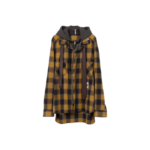 Maison Mihara Yasuhiro 옐로우 남성 셔츠