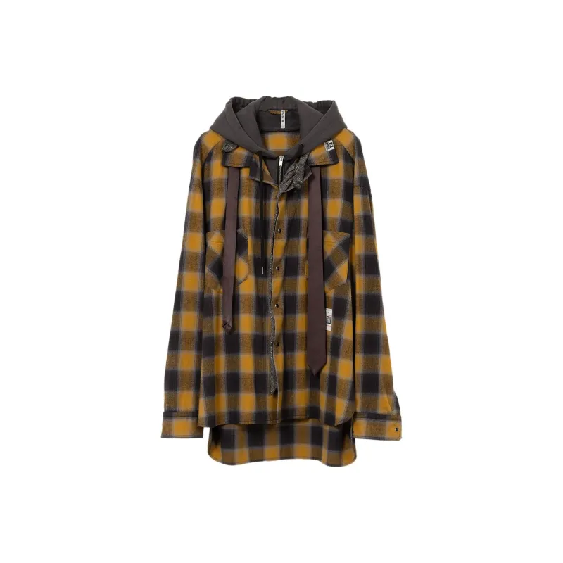 Maison Mihara Yasuhiro Plaid check Shirt-0