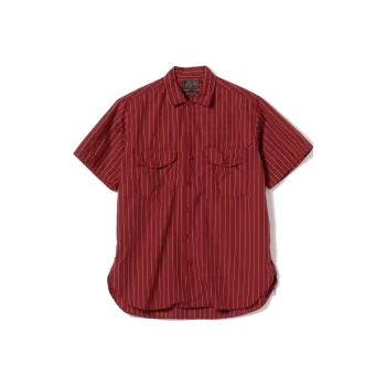 Beams Shirts Men Dark Red