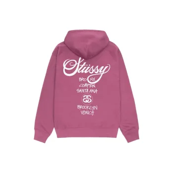 Stussy World Tour Zip Hoodie