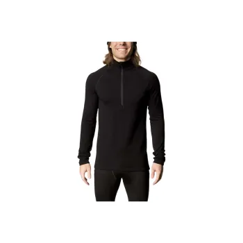 Houdini M's Desoli Thermal Half Zip Sweatshirt Men's Pure Black
