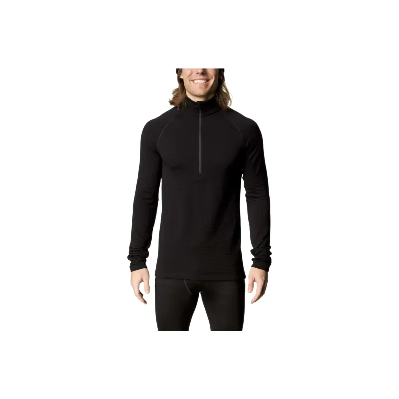 Houdini M's Desoli Thermal Half Zip Sweatshirt Men's Pure Black-0