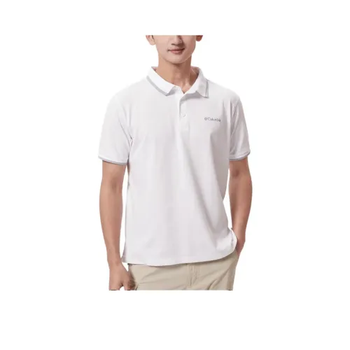 Columbia Polo Shirt Men's White