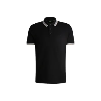 HUGO BOSS FW24 Polo Shirt Men's Black