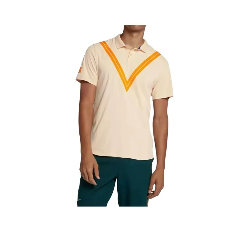 Nike Polo Shirts Men Yellow-0