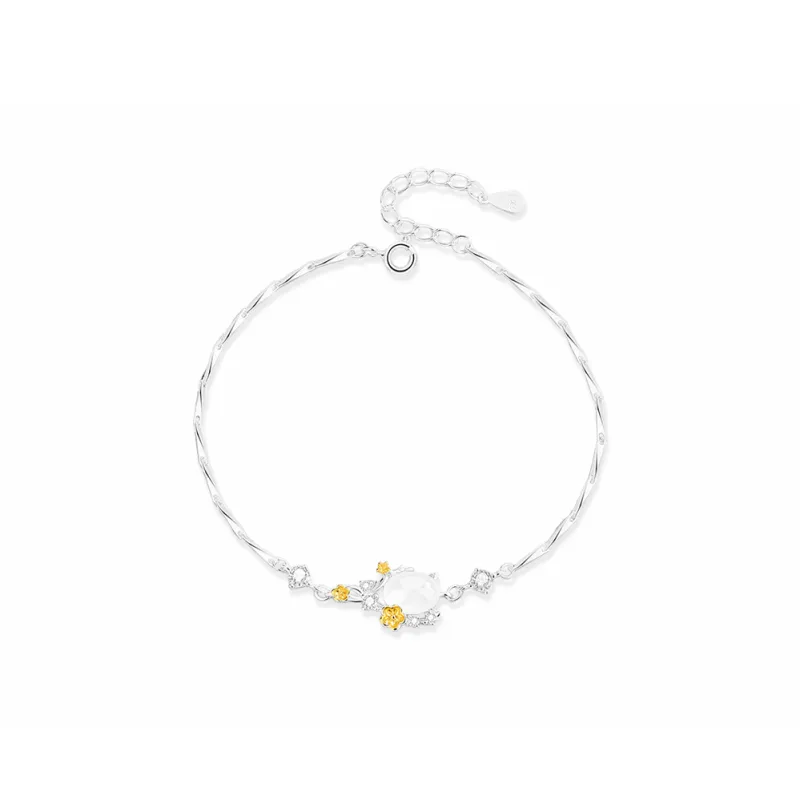 CANHUI Chalcedony Jade Bracelets Women's-0