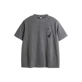 PAINT STAIN T Shirt Unisex Gray