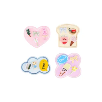 NICERURU Fabric Hair Clips Women's
