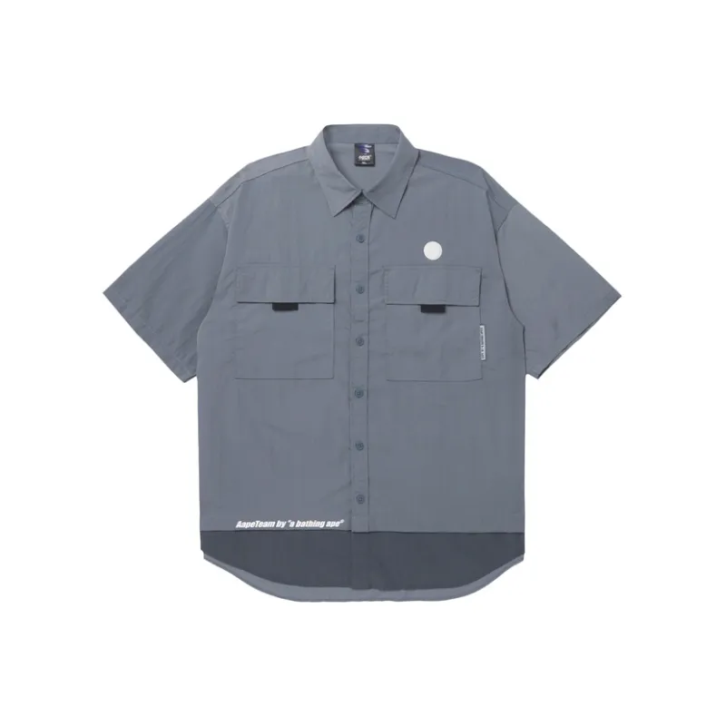 Aape Logo patch Short sleeved Shirt-2