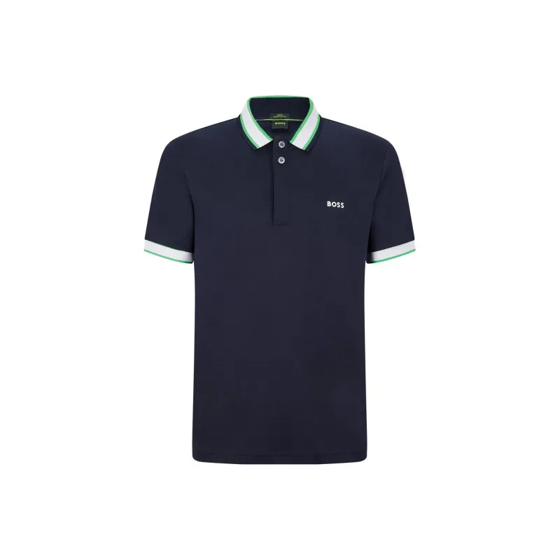 HUGO BOSS Polo Shirts Men Navy Blue-0