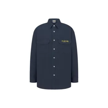 DIOR FW24 Shirt Men's Marine Blue